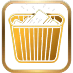 Clearance Basket Icon - An image representing a basket filled with discounted items.